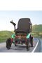 Robooter E60 Pro-A All-Terrain Foldable Electric Wheelchair - 330lbs Capacity, 23km Range, 10km/h Speed, Dual Brushless Motors, Adjustable Backrest 8-38°, Omni Wheels - 7