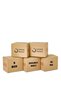 5-Pack Small Double Wall 100% Recyclable Corrugated Cardboar