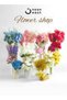 Lily 3pc Flower Stick with 9 buds – Yellow | 96cm Artificial - 5