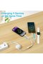 كابل شحن قابل للسحب 3 في 1 بقوة 100 واط، سلك شحن سريع عالمي مع أطراف USB C وMicro USB - 3