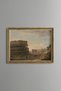 Ancient Amphitheater and City Square - Vintage Patterned Painting - Fine Model