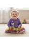 Baby Girl Cotton Fabric Tutu Purple Color Dress Cb1114
