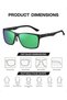 Sunglasses for Men Rectangular Polarized Sunglasses - 6