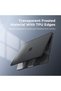 غطاء حماية لجهاز MacBook Air مقاس 15 بوصة، إطار مقاوم للتشقق، لون أسود غير لامع. - 2