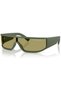 Men's Ax4153su Universal Fit Rectangular Sunglasses - 2