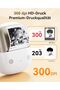 B2 Pro Label Printer with Waterproof Labels, Self-Adhesive, 300 DPI Labeling Device, Printable in Red and Black, Bluetooth Label Printer for Photos, Date Label, Price Tags, DIY, Gold - 3
