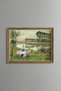 Women Resting by the Lake - Vintage Patterned Painting - Fine Model