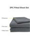Single Size 3Pc Fitted Sheet Set | Soft Microfiber Material - 5