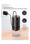 120 ml Ceramic Coffee Grinder with High-Speed Motor and Overheat Protection, Electric Grinder for Coffee Beans, Spices and Herbs, Black