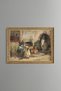 People on the Bazaar Street - Vintage Patterned Painting - Fine Model