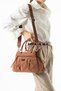 Soft Touch Premium Gummy Fabric, Women's Shoulder Bag - Model: (D&L-14-19I) - 4