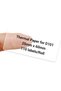 D101 Labels, 1'' x 2.36'' (25x60mm) Thermal Sticker Label, Waterproof, Oil-Proof and Tear-Proof Self-Adhesive Barcode Labels for D101 Label Maker, 1 Roll of 110 Papers(Clear)