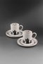 Black Cats Two-Person Coffee Cup Set - 2
