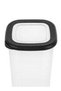 6-Piece Plastic Food Storage Containers with Lids 10.5 x 10.5 x 19 CM - 1350 ML | Airtight Leak-Proof BPA-Free | Kitchen Organizer & Lunch Box - 5