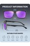 Sunglasses for Men Rectangular Polarized Sunglasses - 7