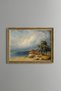 Cottage by the Lake - Vintage Patterned Painting - Fine Model