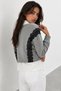 Women's Sweatshirt Swt02770 Gray Melange - 4