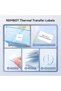 M2 Thermal Transfer Labels 1.57''x1.18'', Only for M2 Label Maker, PET Material, Waterproof and High-Temperature Resistance, Long Storage Time, Clear Label Tape(40x30mm-225) - 4