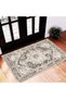 Carpet Rug Anti-Slip- Size- 183 x 275 (6 x 9 ft) | Color- Black & Purple Khaki |Retro Boho| Ideal as Carpets for Living room, Bedroom & Office - 2