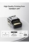 B21 Inkless Label Maker, Portable Thermal Label Printer for Clothing, , Business, Compatible with iOS & Android, with 1 Pack 50x30mm White Label, Black - 3