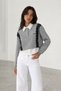 Women's Sweatshirt Swt02770 Gray Melange - 3