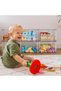 4 Pack Clear Stackable Storage Drawers Organizer with Handles - 5