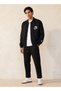 The New York Jets Varsity Jacket with Mandarin Collar - 3