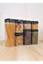 7-Piece Airtight Food Storage Containers Set, BPA-Free Plastic, Stackable, Various Sizes, Kitchen Pantry Organizer - 2