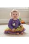 Baby Girl Cotton Fabric Tutu Purple Color Dress Cb1114 - 4