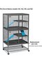 142PAN صينية بديلة لقفص القطط من ميدويست، مقاس 34.5 × 22.5 × 1.125 - 4