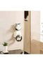 Waterproof Cute Design Adhesive Hook for Bathroom Coat, Towel, Purse, Keys, Bag Hanging, 6.4 x 5.4 x 10.8 cm, Cream/Silver