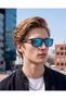 Sunglasses for Men Rectangular Polarized Sunglasses - 3