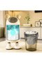 Cute Bear Shaped Plastic Trash Can, Garbage Container Basket - 4