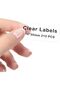 Label Maker Tape - 0.55" x 1.18" (14 x 30 mm) Waterproof and Self-Adhesive Clear Labels for Printer-Suitable for D11/D101/D110 Label Tape Machine（Transparent）