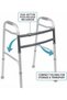 Universal Walker Platform Attachment – Forearm Support Crutch Attachment for Standard Walkers, Adjustable Height & Width, Relieves Hand and Wrist Pressure (Bariatric Walker) - 2