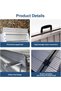 | 5FT Foldable Aluminum Wheelchair Ramp | Heavy Duty Portable Access Ramp, Standard Aluminum Finish, Non-Slip Surface, 270kg Capacity for Steps, Curbs, Home & Vehicle Accessibility - 4