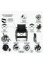 18" Manual Wheelchair for Adults & Seniors – Foldable Chrome Steel Wheelchair, 115kg Weight Capacity, Swing-Away Footrests, Detachable Armrests, Flat-Free PU Mag Wheels, Medical Grade Mobility Chair - 4