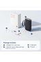D11 Label Maker Machine with Tape, Portable Bluetooth Thermal Label Printer Wireless Connection Multiple Templates for Home Office Small Business Storage Organizing Rechargeable, Black - 8