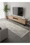 Carpet Rug Geo Classic Design Grey | Size - 60x230 cm - 2x7. - 2