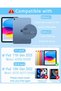 حافظة مع لوحة مفاتيح وفأرة لجهاز iPad A16 الجيل الحادي عشر/العاشر بحجم 11/10.9 - 2