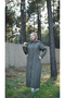 6008 Quilted Coat with Fish Scale Detail - 8