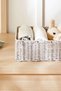 2-Piece Children's Room Washable Gray Pp Rattan Closet Laundry Toy Organizer Storage Basket Organizer 30X20X11 /36X26X12 - 3