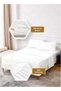 Single Size 3Pc Fitted Sheet Set | Soft Microfiber Material - 3
