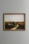 Country House - Vintage Patterned Painting - Fine Model