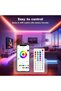 إضاءة LED بطول 10 أمتار مع منفذ USB، إضاءة ذكية بتقنية البلوتوث RGB مع تحكم عبر التطبيق، إعداد مؤقت، وضع الموسيقى، إضاءة LED S - 6