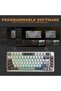 B75 PRO 75% Wireless Mechanical Keyboard (Grey, Milk Switch) - 7