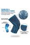 Prim Elastic Knee Support with Silicone Patella Pad and Mediolateral Side Stabilizers, Breathable Compression Sleeve for Joint Relief and Athletic Recovery, Size Variations Small - 4