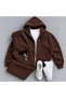 Unisex Hooded Cardigan Tracksuit Set 2-Piece Combination