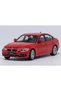Licensed Bmw 335I F30 Red Diecast Model Car 1:24 Scale Openable Hood and Doors - 3