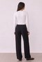 Women's Blouse with Snap Detail Blz02848 Ecru - 3